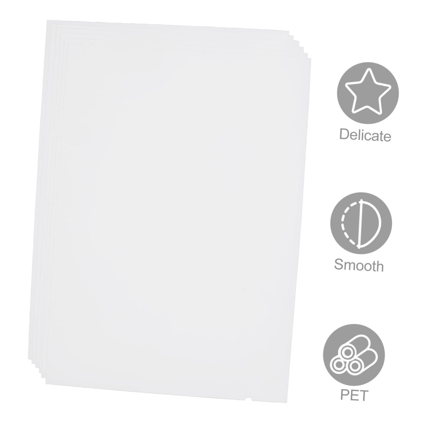 Housoutil 5 Sätze Doppelseitiges Glanzpapier Fotopapier Für Tintenstrahldrucker Für Schule Büro Und Fotostudios Kratzfest Und Ölbeständig Klare Druckqualität 10 Blätter * 5