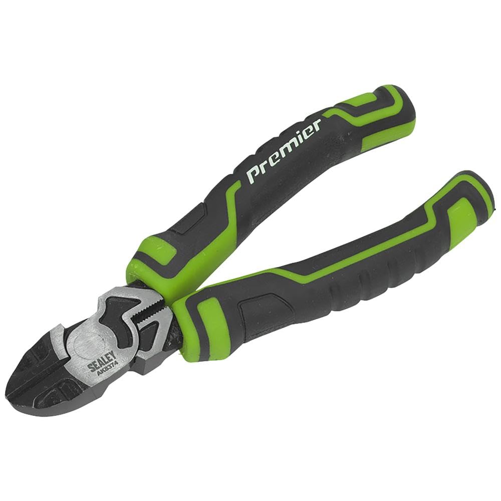 Sealey AK8376HV zielony 3-częściowy zestaw szczypiec o wysokiej dźwigni Hi-Vis