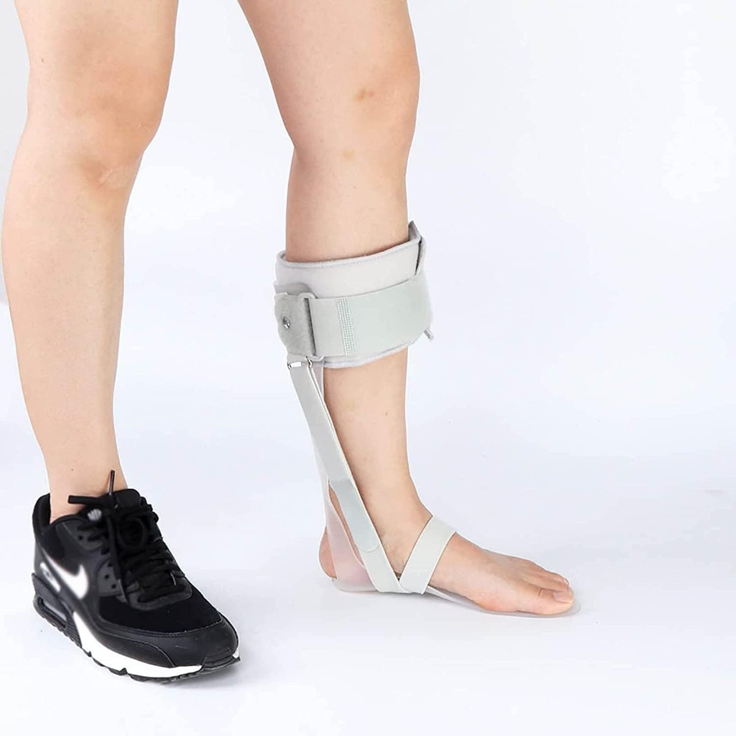 Orteza stawu skokowo-stępowego, Ankle Drop Adjustable Foot Supports Stabiliser For Flaccid And Dorsiflexion Movement(Left,XL)