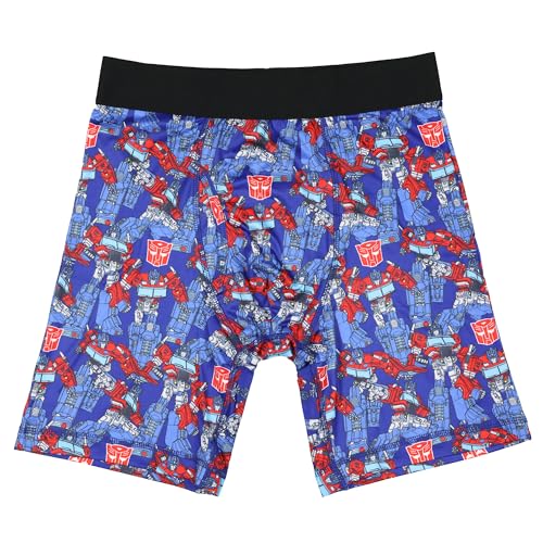 Transformers Boxer Briefs Men's Optimus Prime Autobot Adult All Over Print Underwear