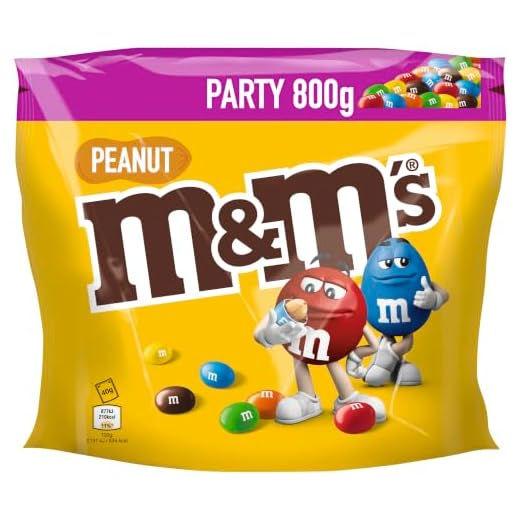 M&M'S | Peanut | Schokolinsen mit Erdnusskern | Geschenk | Eine Packung (1 x 1 kg)