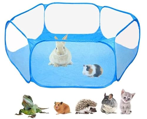 Small Animals C&C Cage Tent, Breathable & Transparent Pet Playpen