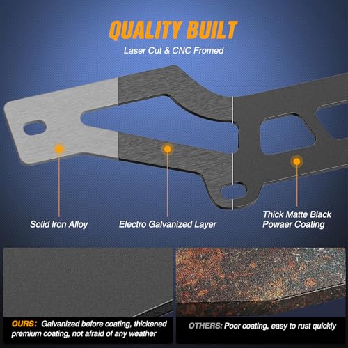 Image of Nilight Shock Tower 10-14 Inch Light Bar Mount Bracket for Can-Am 2017-2024