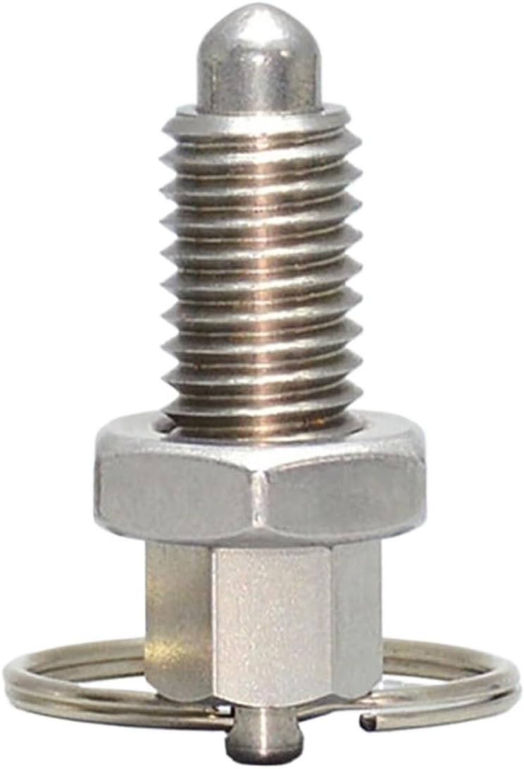 Spring Plunger with Pull Ring, with Lock Coarse Thread(M12*8)