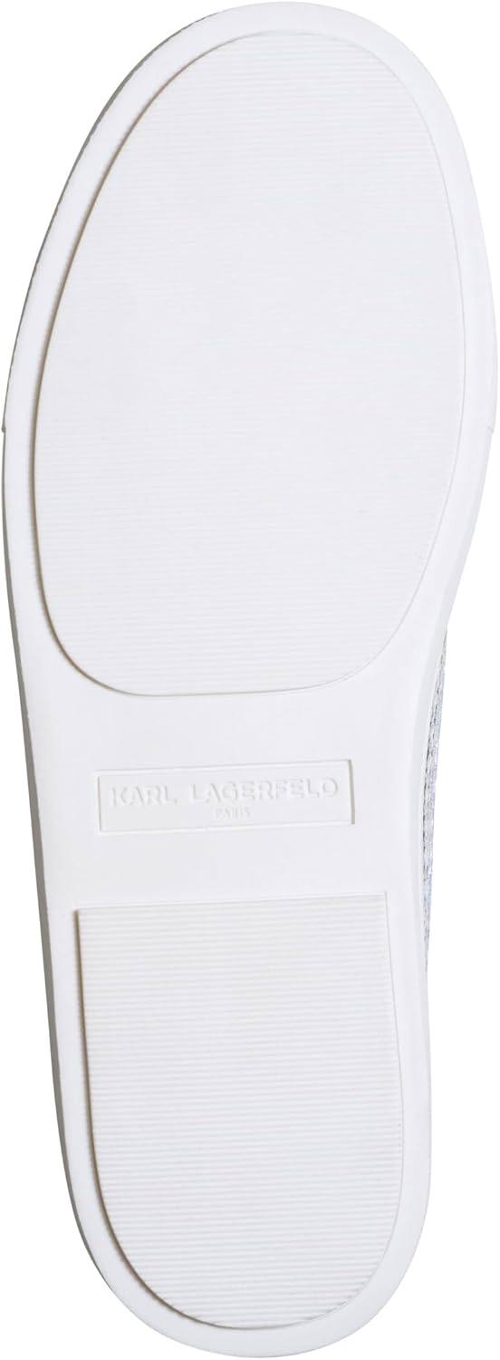 Karl Lagerfeld Womens Cate Sayings Everyday Lace Up Sneaker - Image 4