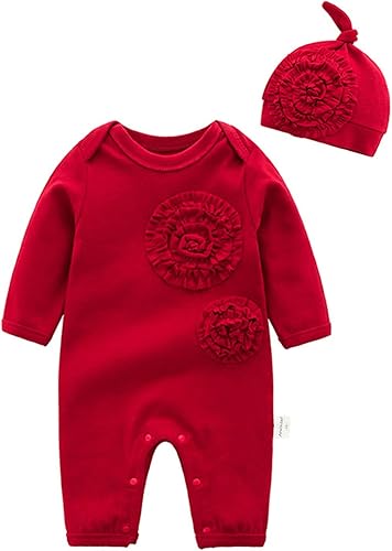 TBUIALL Mono para bebé recién nacido, para otoño, sólido, cálido, manga larga, mameluco