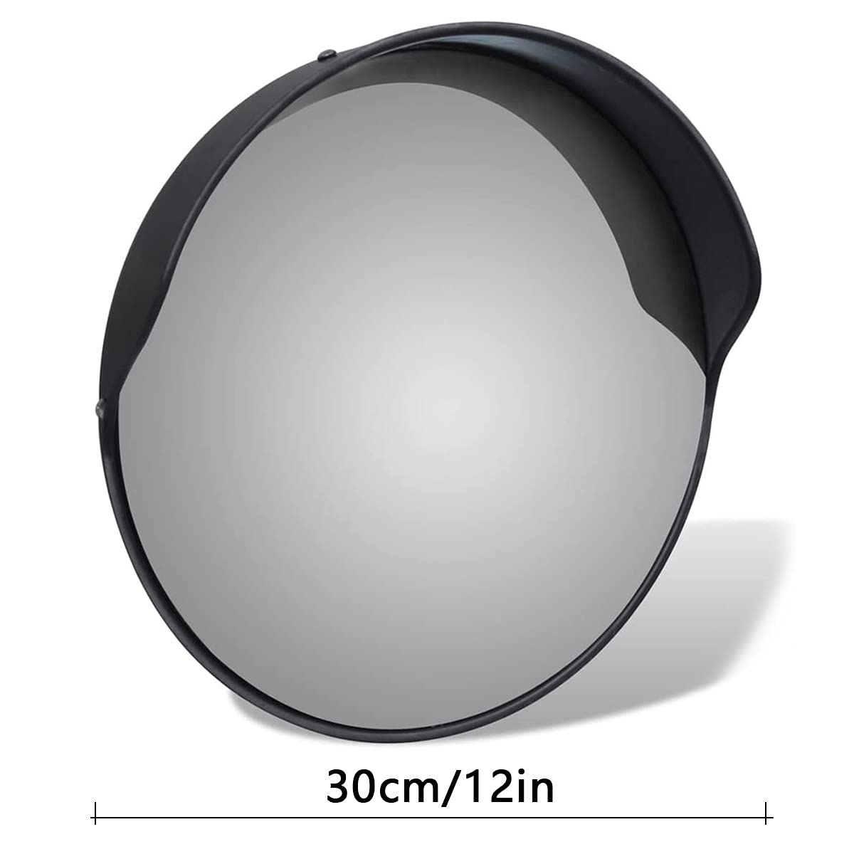 Lustra wypukłe, Duże okrągłe lustro zewnętrzne, martwego pola, zakrzywione bezpieczeństwa, biuro, magazyn, podjazd, garaż, sklep, 45 cm/18 cali(30cm/12in)