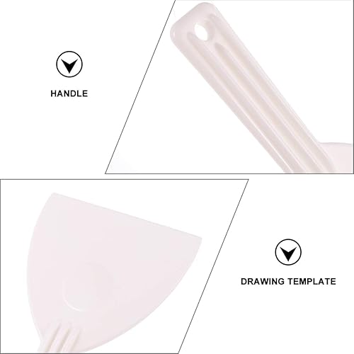 Miniatura 7 de Cabilock Herramientas de decoración de tartas, 4 piezas, raspador de tartas, espátulas para decoración de glaseado, espátulas para decoración de