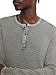 John Varvatos Memphis Waffle Henley in Fadeaway Wash Y1891X88 Grey Heather XL