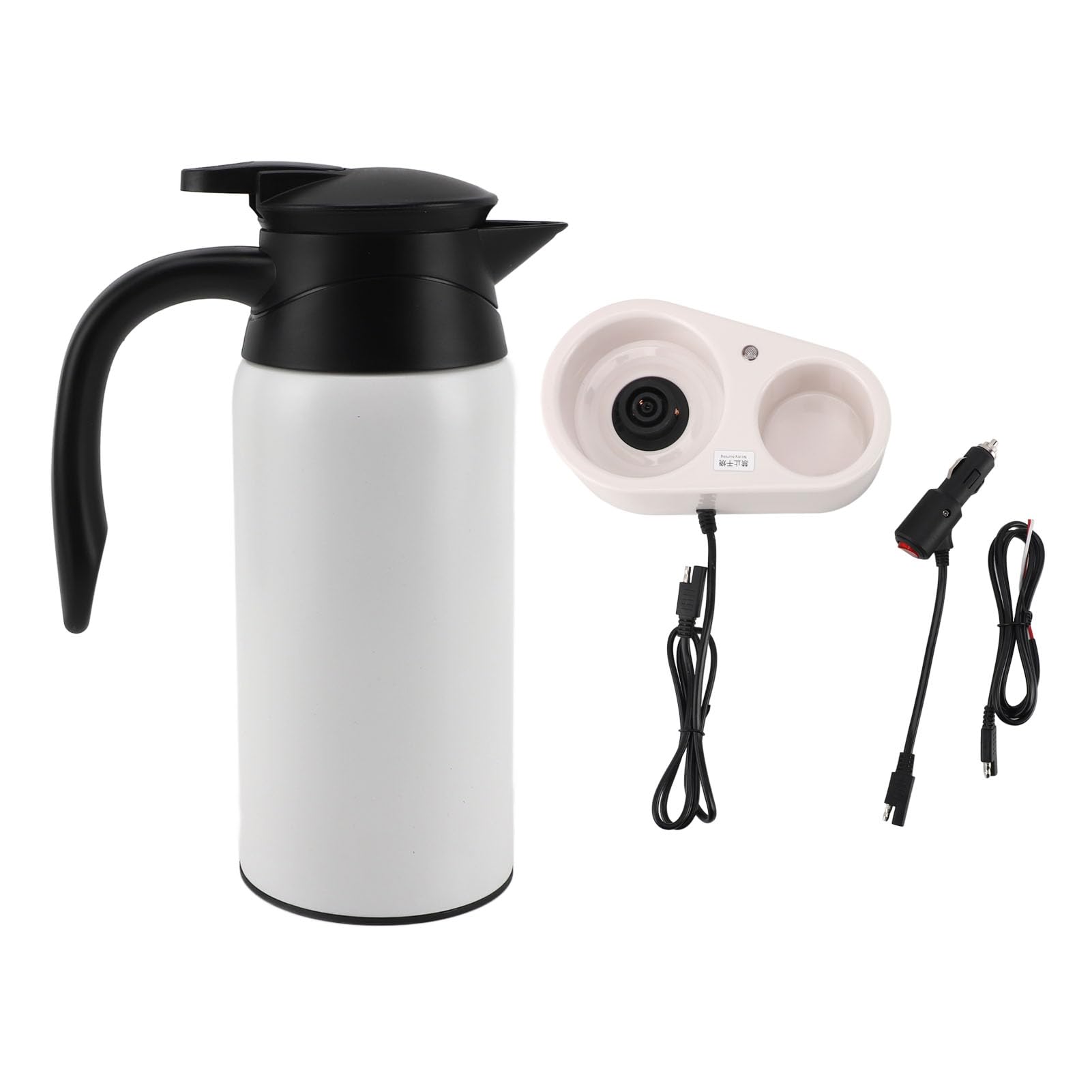 Jeanoko Hervidor Eléctrico de Agua Caliente de 800ml para Coches,
