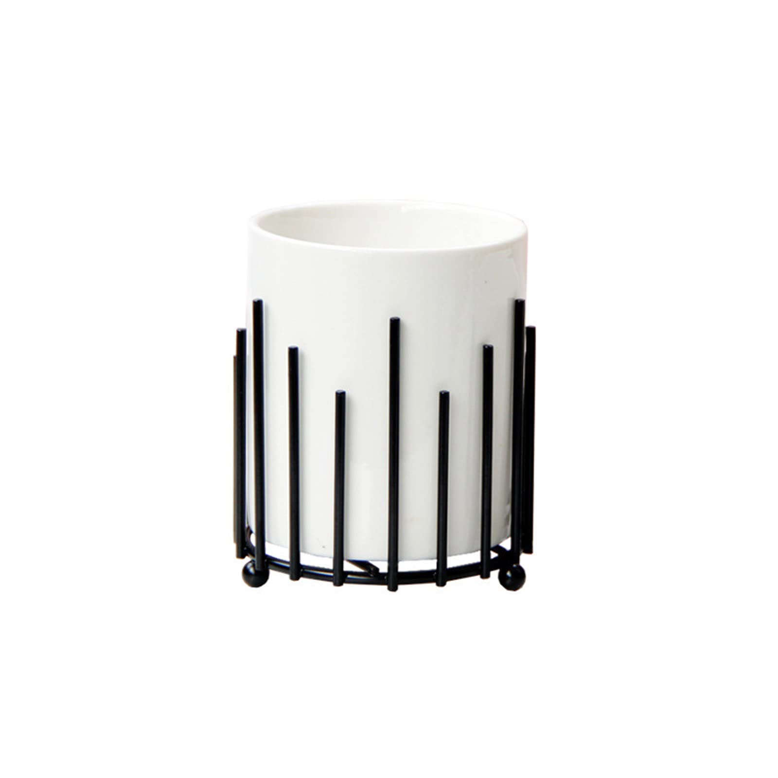 Tnbccxn Girls Black-Large Pen Cup, Pen Pencil Holder Cosmetic Cup Makeup Brush Make Up Brush Holder Container Storage Cup For Desktop Bathroom(Black-Large)