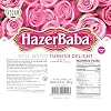 Hazer Baba Turkish Delight Candy, Rose Water Flavored, 8.8oz (Pack of 1), Gourmet Snack Box, Traditional, Vegan Snack, Turkish Lokum, Unique Sweets, Loukumi, Delicias Turcas, Halal, Kosher