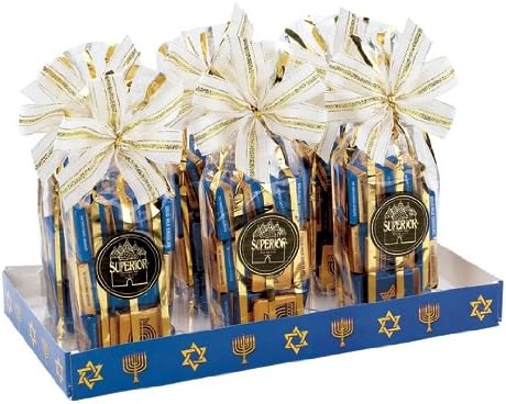 Foiled Milk Chocolate Chanukah Napolitains (7 Oz)