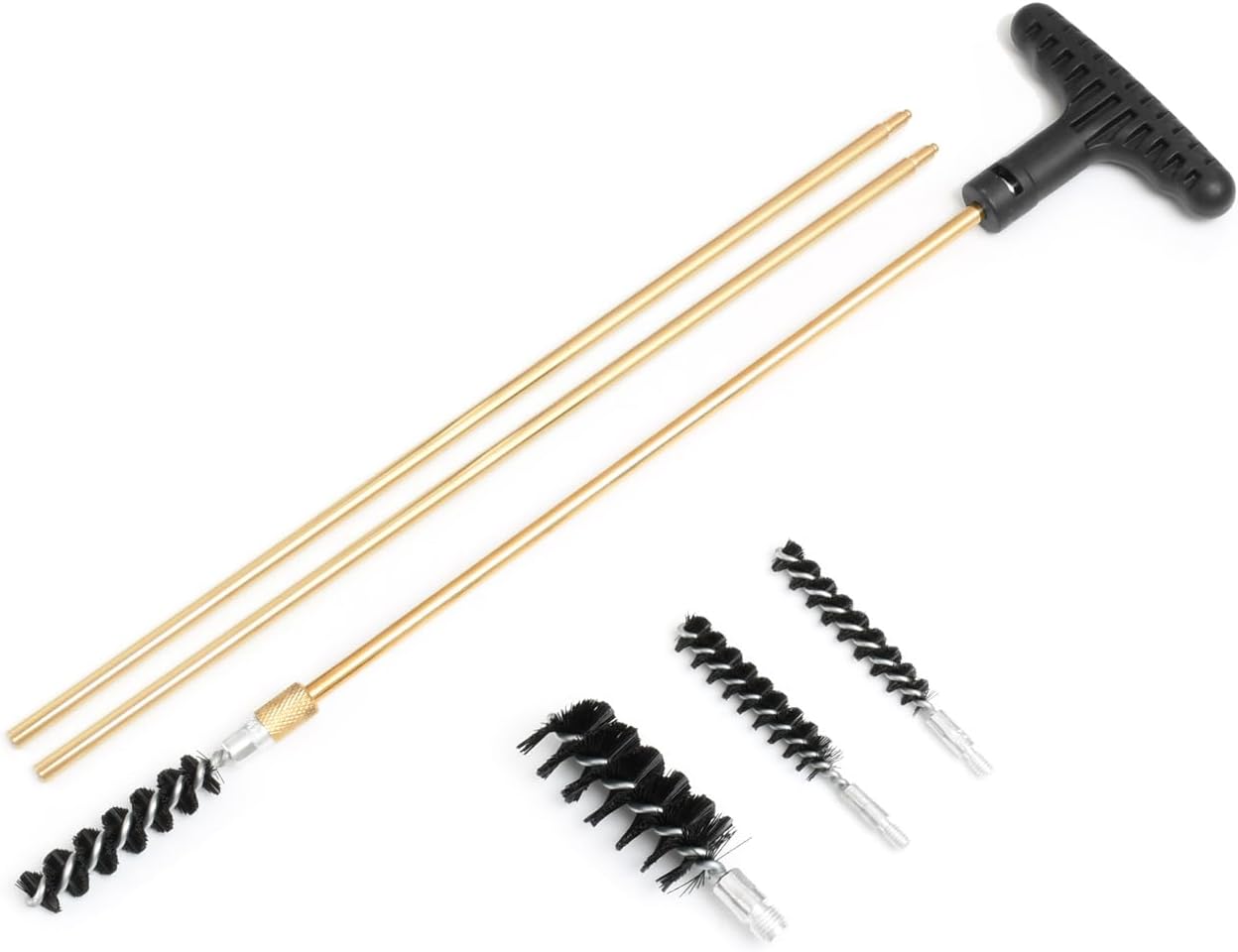 Gun Cleaning Kit Universal for Guns, Gun Brushes for Pistol, Handgun, Shotgun, Stainless Steel Brass Rods, Wire Rope, Hunting Gear Gun Accessories