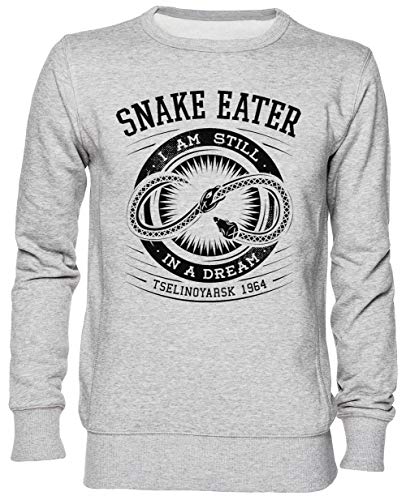 Sweat-shirt jersey gris Snake Eater coupe unisexe premium taille M