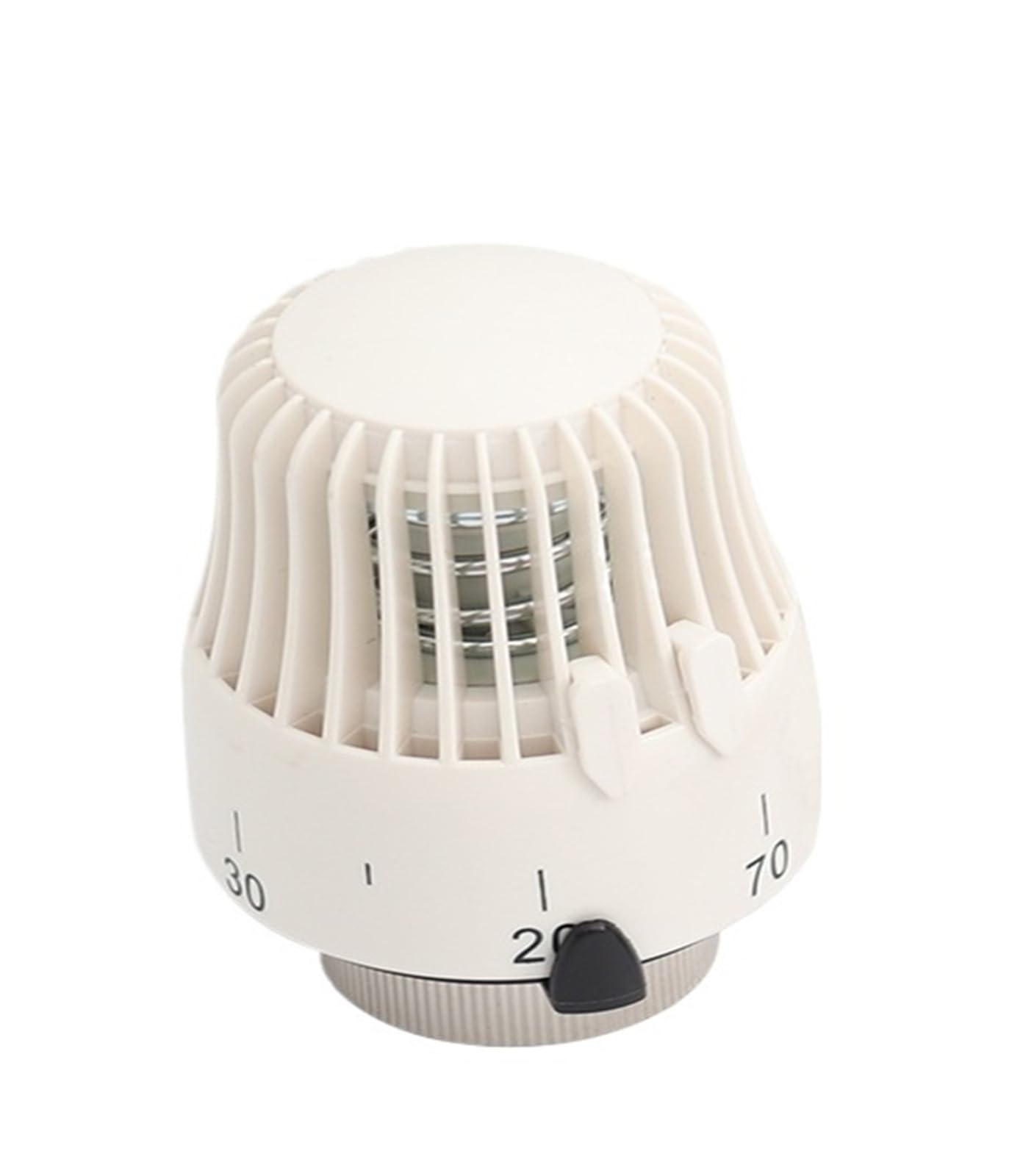 Thermostatic Radiator Control M30×1.5 Three Way Mixing Valve with Thermostatic Capillary Remote Sensor Setting Range 30-70 °C(Actuator and Vavle)