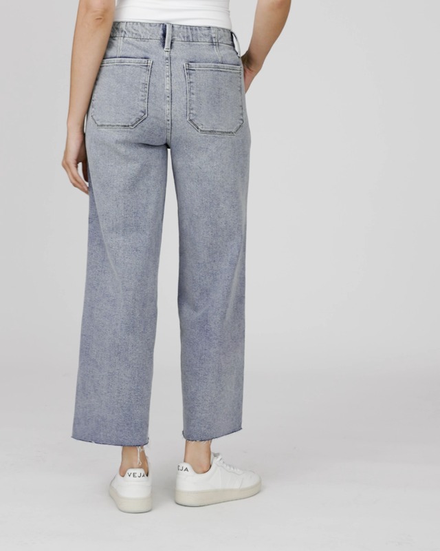 kensie Jeans for Women Vintage Luxe Denim High-Rise Patch Pocket