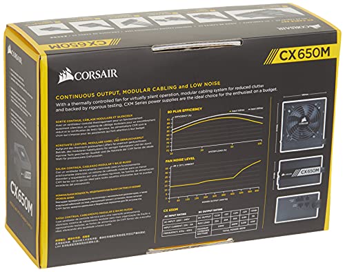 Corsair CX Series 650 Watt 80 Plus Bronze Certified Modular Power Supply by Corsair - Image 2