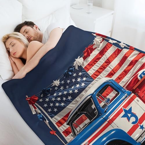 Couverture légère flanelle grand plaid imprimé pour voyage et lit - 7