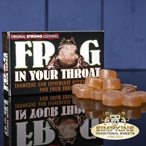 Simpkins Frog in Your Throat Original Throat Lozenges - Cough Drops for Adults for Sore Throat Relief - British Cough Drop Menthol Sore Throat Lozenges - Strong and Penetrating (1.4 oz) - Thumbnail 5