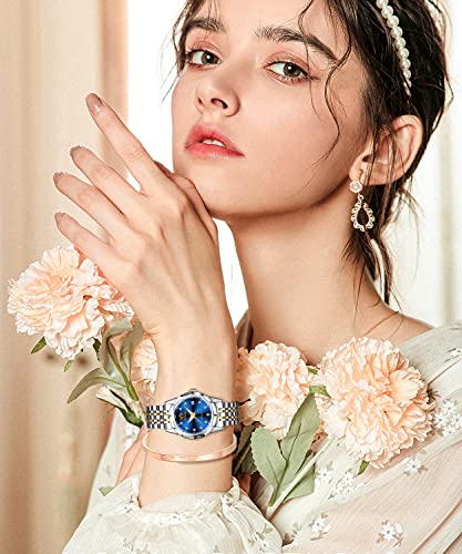 Fate Love Women Watch Gifts Set Elegant Female Dress Analog Quartz Diamond Ladies Small Wrist Watches Stainless Steel Waterproof Luminous #TOP1
