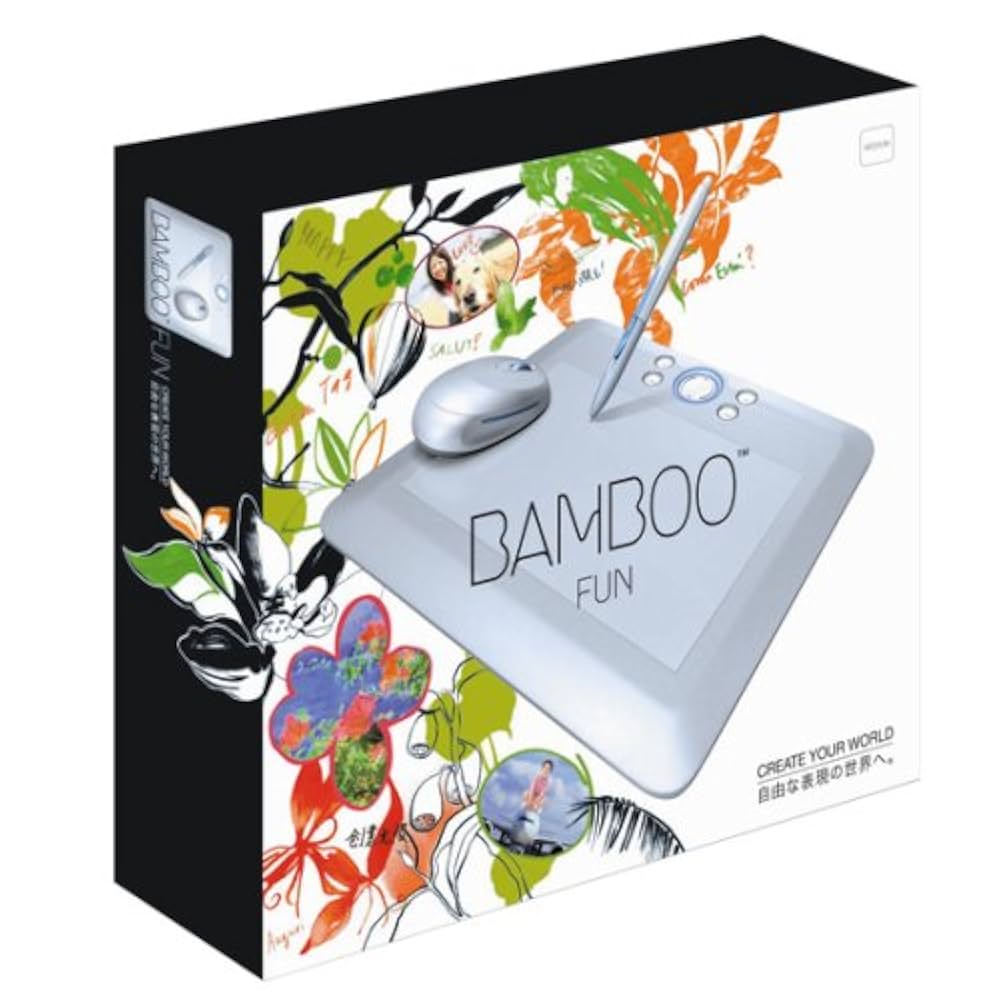 Amazon.co.jp: Wacom Bamboo Fun CTE-650/S0 : パソコン・周辺機器