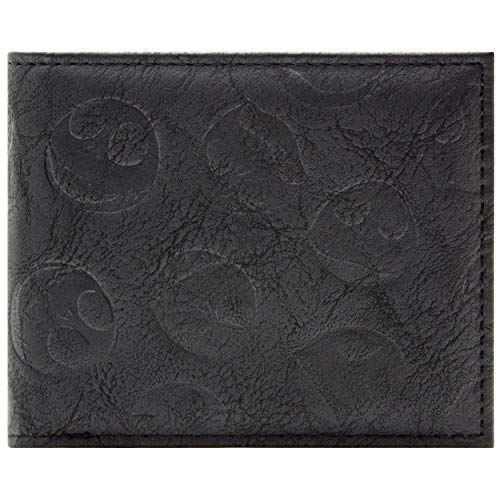 Preisvergleich Produktbild Nightmare Before Christmas Jack Gesicht geprägt Schwarz Portemonnaie Geldbörse