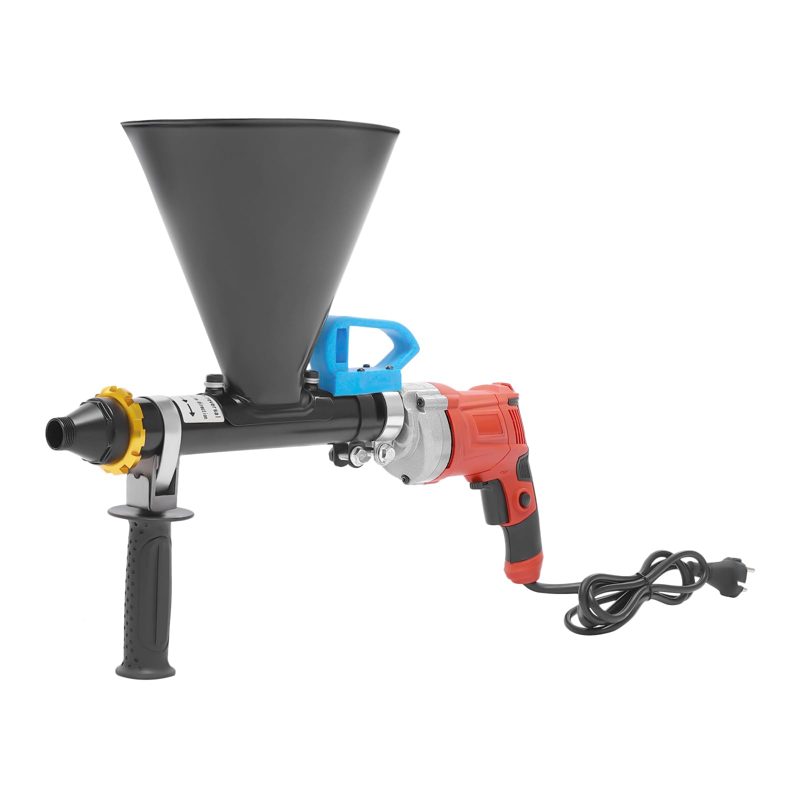 Pistola de lechada eléctrica, pistola pulverizadora de mortero eléctrica, pistola de mortero de cemento eléctrica, bomba de mortero + 2 boquillas, para aplicador de azulejos, herramienta eléctrica de