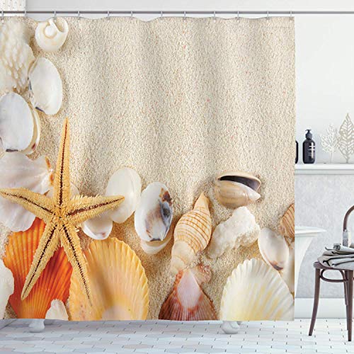 Seashells Starfish Shower Curtain The Best Amazon Price In