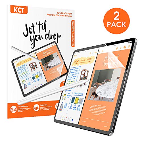 [2 Pack] 2nd Generation Paperlike iPad Pro 12.9 Screen Protector(2020 & 2018 Models),iPad