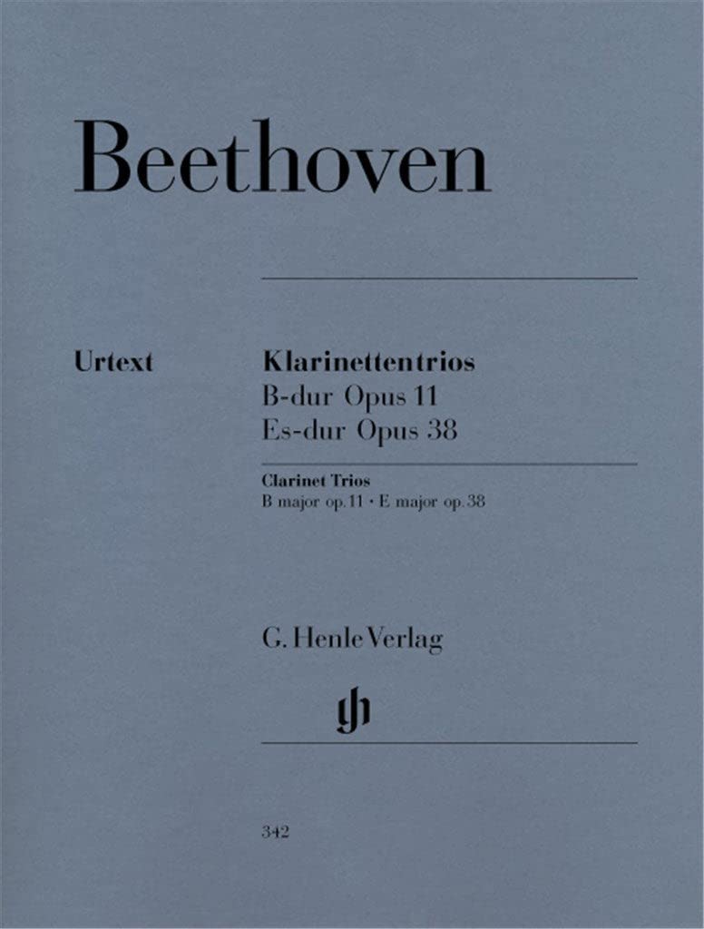 Beethoven: Clarinet Trios, Op. 11 and Op. 38 (Multilingual Edition)