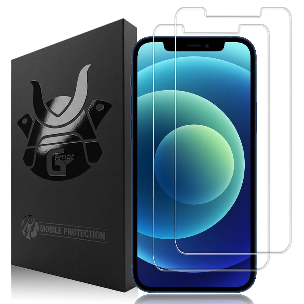 2 Pack Glass Screen Protector for iPhone 12 Mini