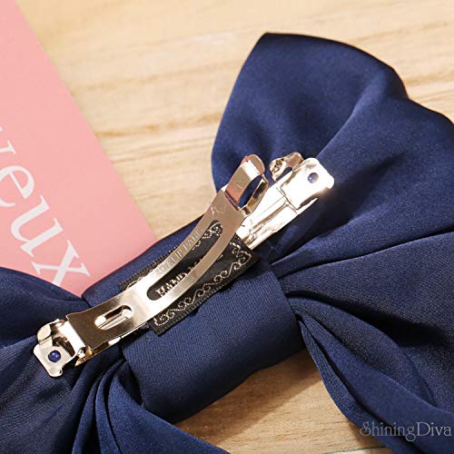 Image of Shining Diva Fashion Stylish Bow Hairpin Hair Accessories Hair Clip for Women and Girls