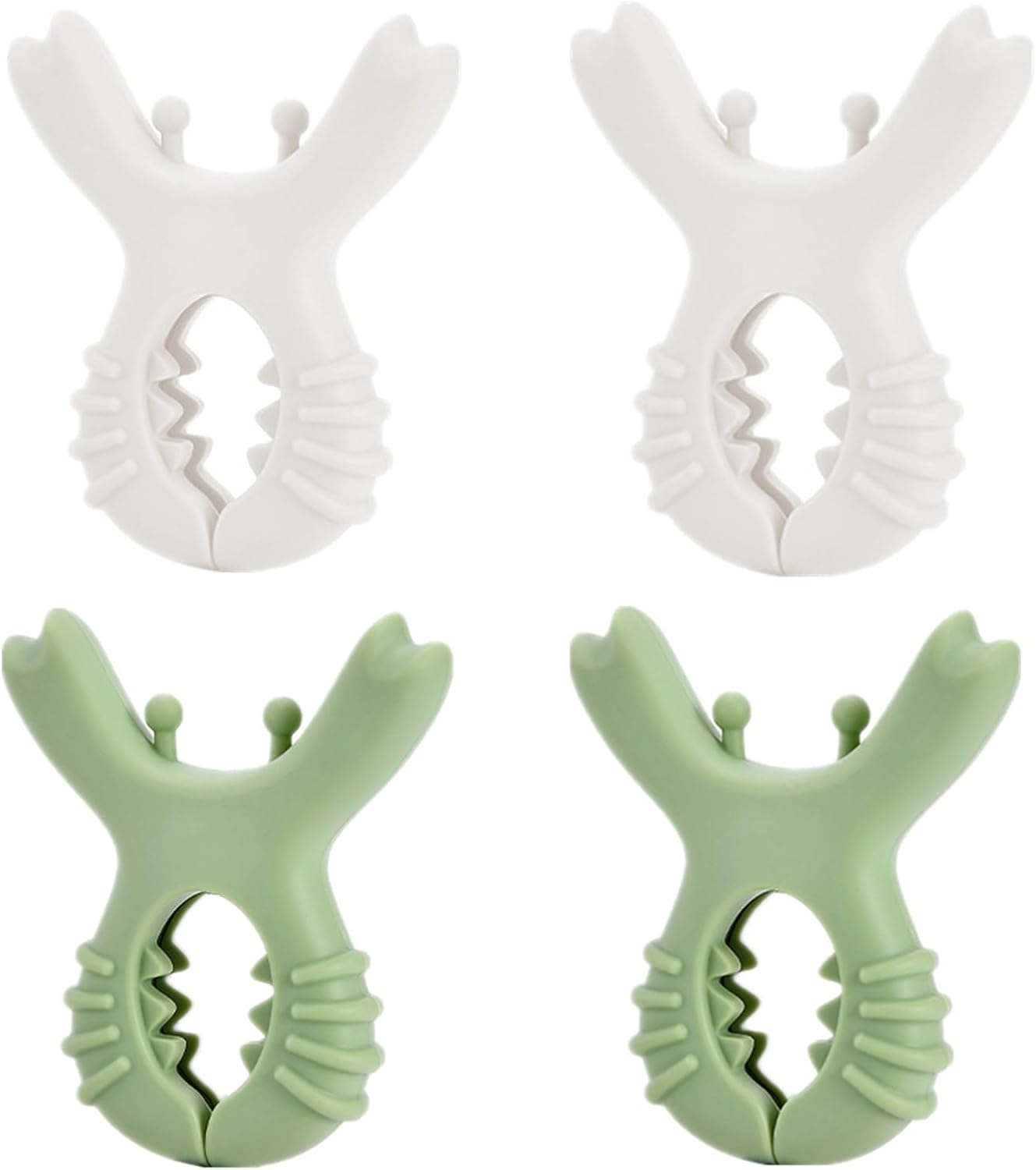 4Pcs Pot Spoon Rest Holder,Spatula Rack,Silicone Crab Pot Lid Support,Multipurpose Fixed Clamp Anti Scalding Universal Essential Accessories for Kitchen Cookware,Steam Releaser