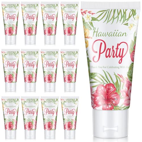 Image of 12 Pcs Mini Sunscreen Bulk for Summer Party Wedding SPF 30 Water Resistant Sunscreen Lotion Bulk 1oz Travel Size for Thank You Gifts Wedding Supplies (Hawaii)