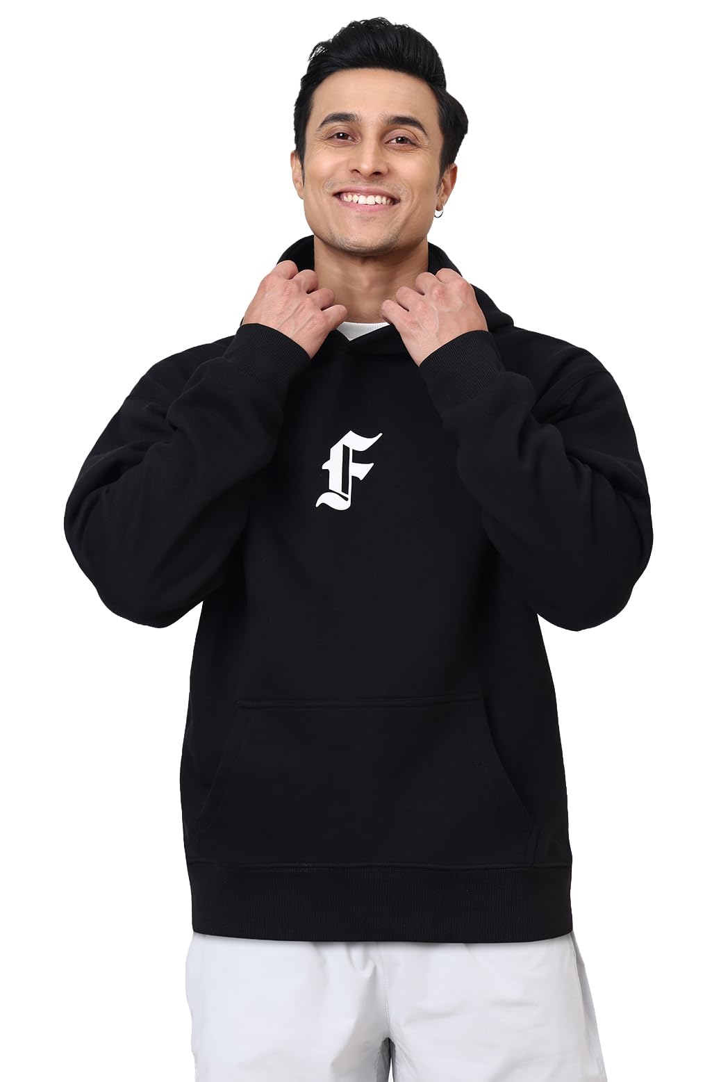 Mens Rage Oversized Fit Cotton Hoodie-image-33