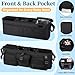 Double Stroller Organizer Compatible with Bob Duallie and Baby Jogger City Mini GT2, Double Baby Stroller Accessories with Cooler Bag, Parent Console Double Jogging Stroller Caddy with Cup Holder