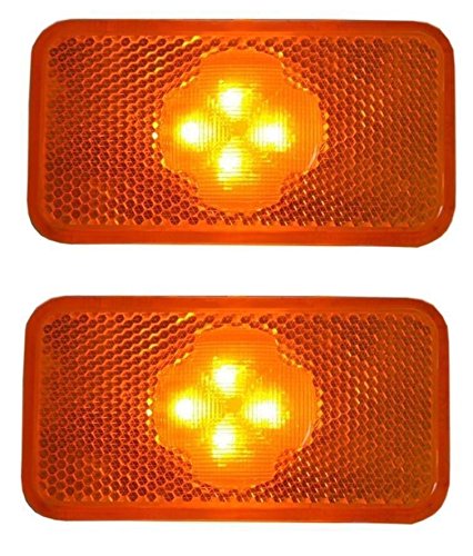 2x LED orange speziell FH FM FL LKW Seitenmarker OEM 20398660 20798440
