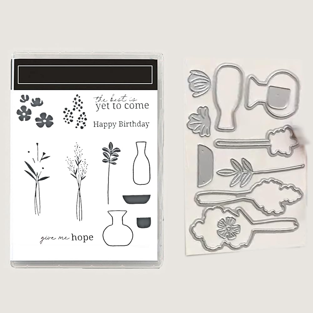 2026 Stamps and Dies for Card Making,Stamps and Dies Sets for Spring, 2025-2026 DIY Various Festivals Album Scrapbooking Birthdays Greeting Card (M7558) — view 19