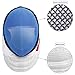 PHATM Fencing Sports Hat 350N Fencing Helmet Fencing Gears and Equipments for Practice Competition(White(Fixed Lining),X-Large)