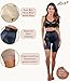 Rago 518 High Waist Leg Shaper | Light Control | Made in USA | No-Roll Lace Hem | Black 9X/48