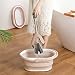 dewdropy Cubo Fregona Plegable, Cubo De Lavado De Autos Plegable Portátil Hogar...