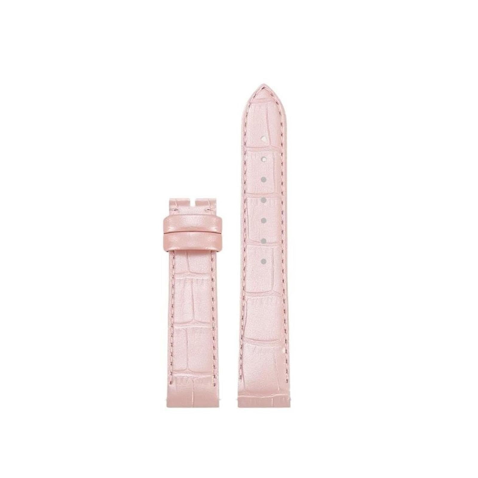 Correa de cuero for reloj Compatible con Cartier Dumont, 15,5mm, 17,5mm, 19mm, accesorios de repuesto for correa de muñeca, ajuste suave y cómodo