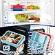 PUWOWYE Brotdose Kinder mit Fächern, Bento Box Kinder, 1330 ml Auslaufsicher Lunchbox Kinder, Brotbox für Mädchen & Jungen, geeignet für Schule, Kindergarten & Ausflüge BPA frei (Blau)
