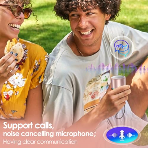 Image of Portable Bluetooth Speaker, Mini Speakers, Wireless, RGB Ligths | 12H Battery Life, Metal Cover,TWS Pairing, Wireless Speaker with RGB Lights for Home /Travel /Outdoor /Car /Beach by Music Lovers