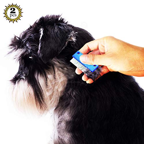 Meric Pet Grooming Combs, Tear Stain Remover Combs, Perfect for Long and Short Haired Dogs and Cats - Image 3