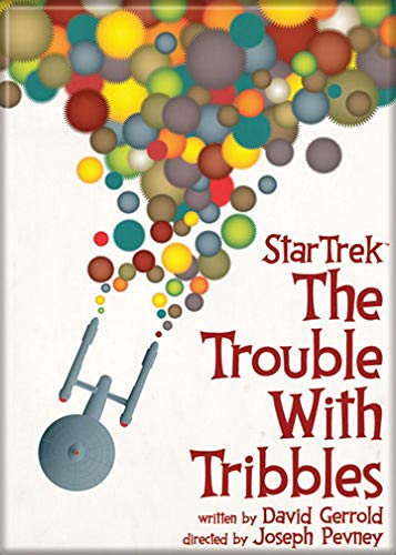 Ata-Boy Star Trek The Trouble with Tribbles Poster 2.5" x 3.5" Magnet for Refrigerators and Lockers