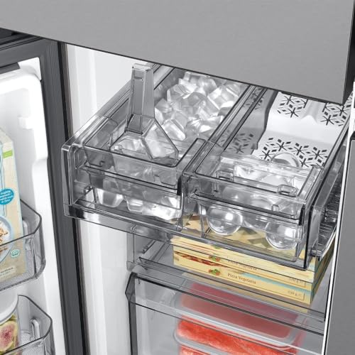 Samsung Geladeira French Door Family Hub 4 Portas Flexzone Samsung Bespoke RF29D Inox 699L – 127V