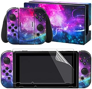 eXtremeRate Full Set Faceplate Skin Decals Stickers and 2 Pcs Screen Protector