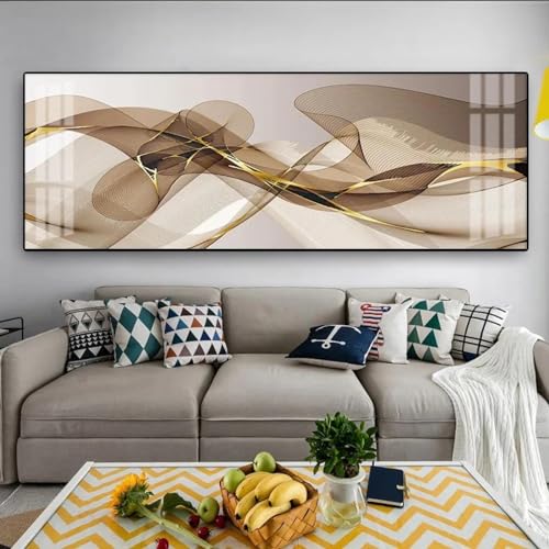 Affiches et impressions modernes de salon avec toile abstraite 55x165